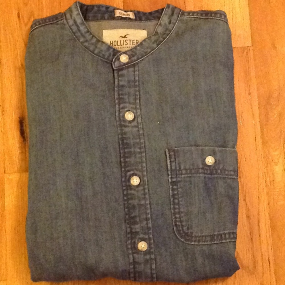 Hollister Denim long sleeve shirt